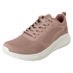 Ladies Skechers Bobs Memory Foam Vegan Trainers 117209 Face Off