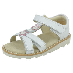 Girls Clarks Casual Sandals Crown Flower