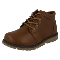 Boys JCDees Trendy Lace Up Ankle Boots