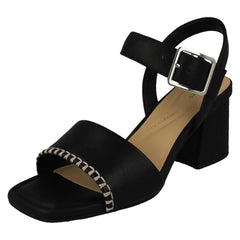 Ladies Clarks Square Toe Sandals Siara 65 Buckle