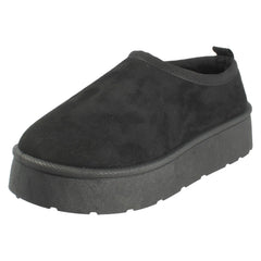 Ladies Spot On Slipper Shoes F4471