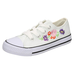 Girls Spot On Lace Up Pumps