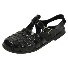 Girls Spot On Closed Toe Jelly Sandals