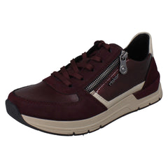 Ladies Rieker Casual Trainer With Side Zip 58902