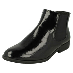 Ladies Spot On Gusset Chelsea Boots F4449