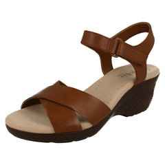 Ladies Clarks Casual Wedge Sandals Lynette Deb