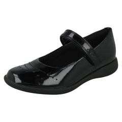 Girls Clarks Gem Detail School Shoes Etch Gem