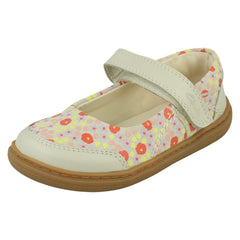 Girls Clarks Mary Jane Shoes Flash Stripe
