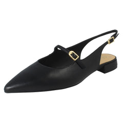 Ladies Clarks Buckle Fastening Slingback Shoes Sensa 15 Shine