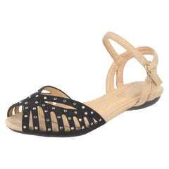 Girls Spot On Peep Toe Sandals