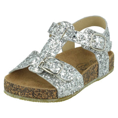 Girls Spot On Casual Sandals H0358