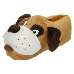 Unisex Junior Spot On Flat Novelty Dog Slippers X2073