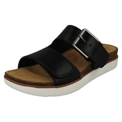 Ladies Clarks Unstructured Adjustable Mule Sandals Elayne Ease