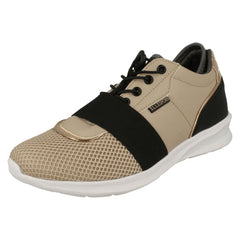 Ladies ELLE SPORT Elasticated Strap Detailed Trainers F7098