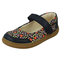 Girls Clarks Mary Jane Shoes Flash Stripe