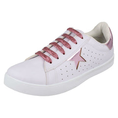 Ladies Reflex Star Design Lace Up Pumps