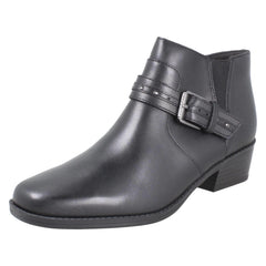 Ladies Clarks Block Heel Ankle Boots Danyelle Wish
