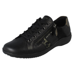 Ladies Remonte Lace and Zip Fastening Casual Trainer Shoes D1E00