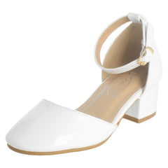 Girls Spot On Ankle Strap Party Shoes H3087