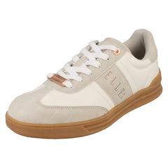 Ladies Elle Sport Lace Up Gum Sole Comfy Trainers F7443
