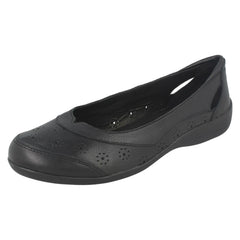 Ladies Padders Cut Out Ballerina Flats Demi 2