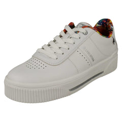 Ladies Revolution By Rieker Lace Up Platform Trainers W0702