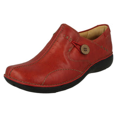 Ladies Clarks Un Structured Slip On Shoes Un Loop