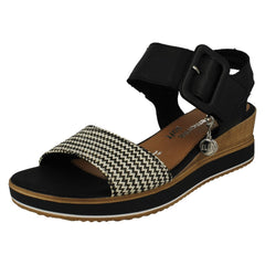 Ladies Remonte Wedge Sandals D6453