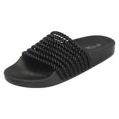 Ladies Spot On Casual Sliders