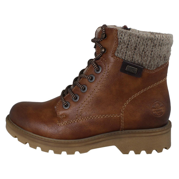 Ladies Rieker TEX Warm Lined Ankle Boots 73220