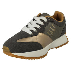 Ladies ELLE SPORT Chunky Sole Lace Up Trainers F7254