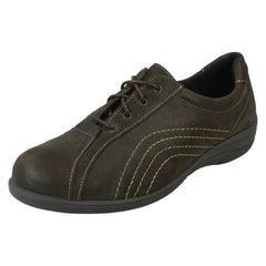Ladies Easy B Lace Up Casual Shoes Melina