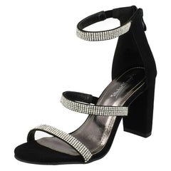 Ladies Anne Michelle Diamante Strappy Sandals
