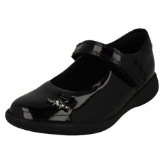 Girls Clarks Dinosaur Detailed Mary Jane Style School Shoes Etch Fun K