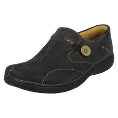 Ladies Clarks Un Structured Slip On Shoes Un Loop