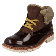 Ladies Caterpillar Ankle Boots Hub Fur