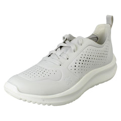 Ladies Clarks Cloudsteppers Platform Trainers - Solevana Tie