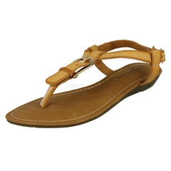 Ladies Savannah Wedge Toe Post Sandals