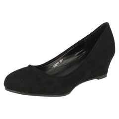 Ladies Spot On Wedge Pumps