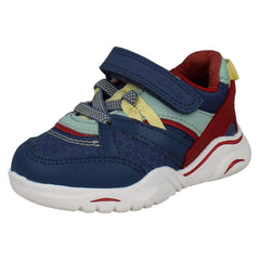 Kids Clarks Casual Colourblock Trainers Feather Pace