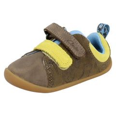 Boys Clarks Dino Print First Walking Shoes Roamer Roar