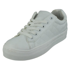 Ladies Spot On Wide Fit Trainers F7204