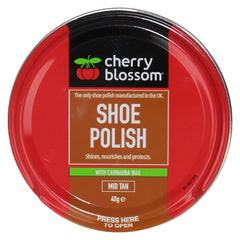 Cherry Blossom Shoe Polish With Carnauba Wax