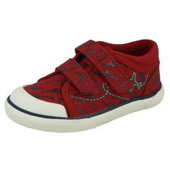 Boys Startrite Casual Aeroplane Canvas Shoes Zoom