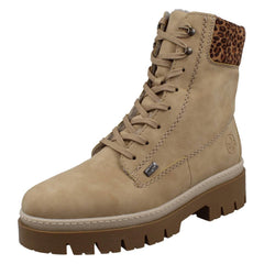 Ladies Rieker-Tex Warm Lined Platform Ankle Boots Z9430