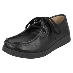 Ladies Eaze Flat Casual Lace Up Shoes