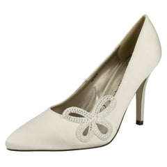 Ladies Anne Michelle Court Shoes with Diamante Detail