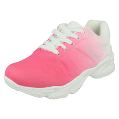 Girls Pineapple Casual Comfy Lace Up Trainers H2656
