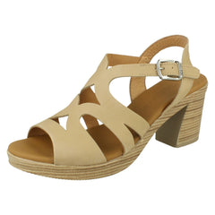 Ladies Paula Urban Strappy Sandals Nabuk 17-293