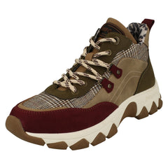 Ladies Bugatti Hi-Top Style Trainers 95203